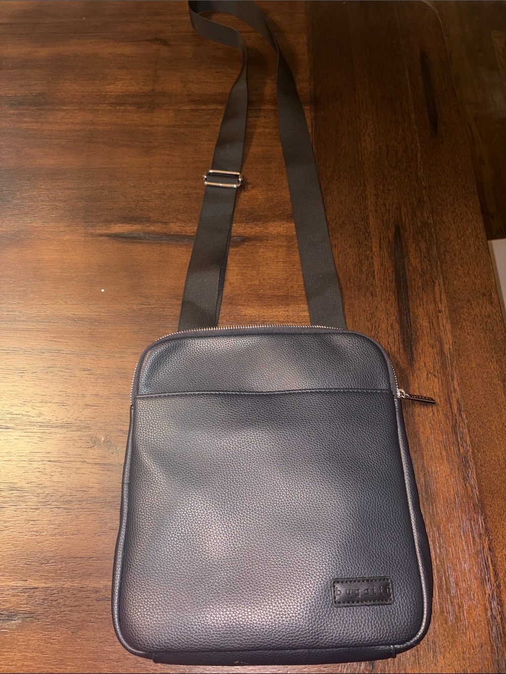 Black Leather Crossbody Purse - Sleek Everyday Carry